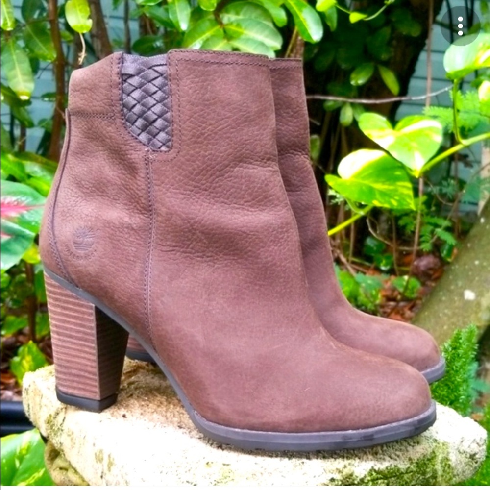 Timberland leather booties